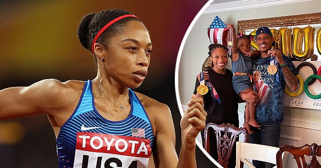 Meet Olympic Champion Allyson Felixs Husband Kenneth Ferguson And Their Daughter Camryn 4053