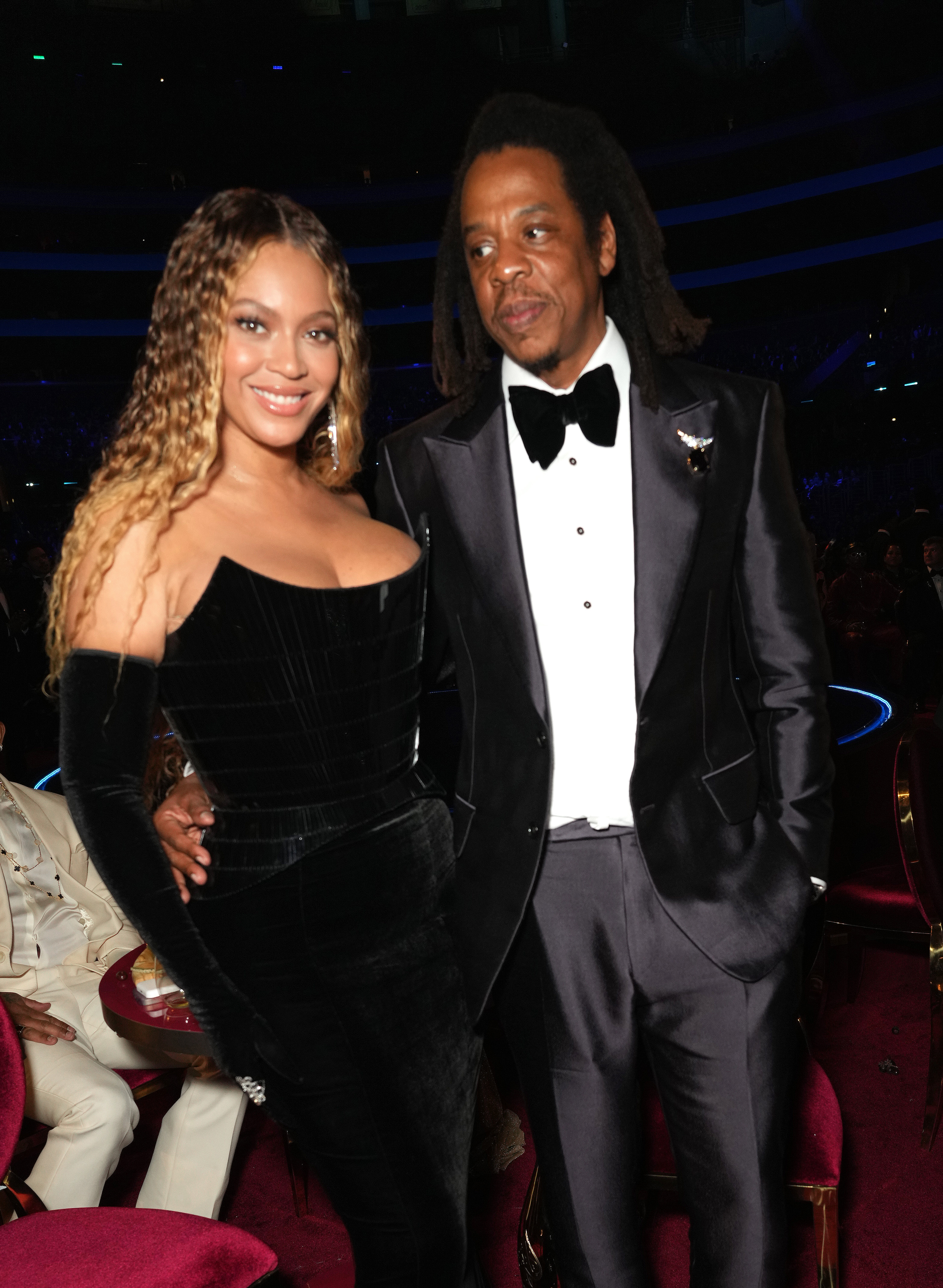 Beyoncé Knowles-Carter and Jay-Z at the 65th Grammy Awards in Los Angeles, California on February 5, 2023 | Source: Getty Images