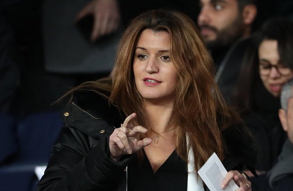 Marlene Schiappa participe à la demi-finale de la Coupe de France au stade du Parc des Princes le 3 avril 2019 | Photo : Getty Images