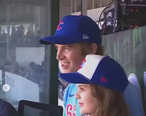Hayden Christensen and Briar Rose Christensen at a Chicago Cubs home game, posted on August 18, 2025. | Source: Instagram/extratv