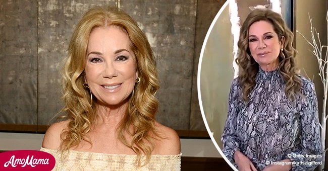 Kathie Lee Gifford Stuns Fans Rocking an Elegant Snake-Print Blouse ...