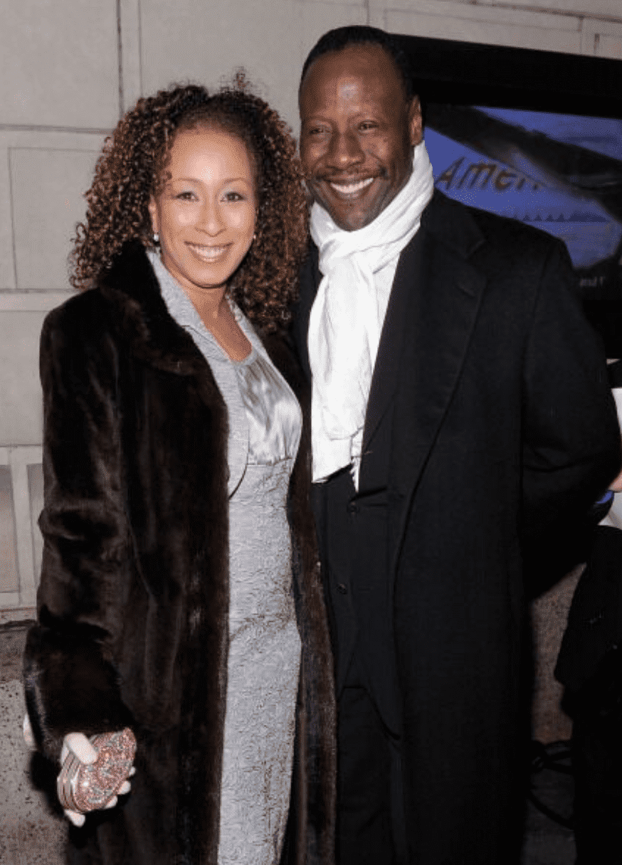 Tamara Tunie and Gregory during "The Gershwins' Porgy and Bess" Broadway opening night. | Source: Getty Images