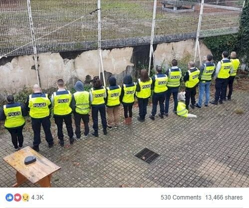 source: Facebook- collectifpoliciersidf