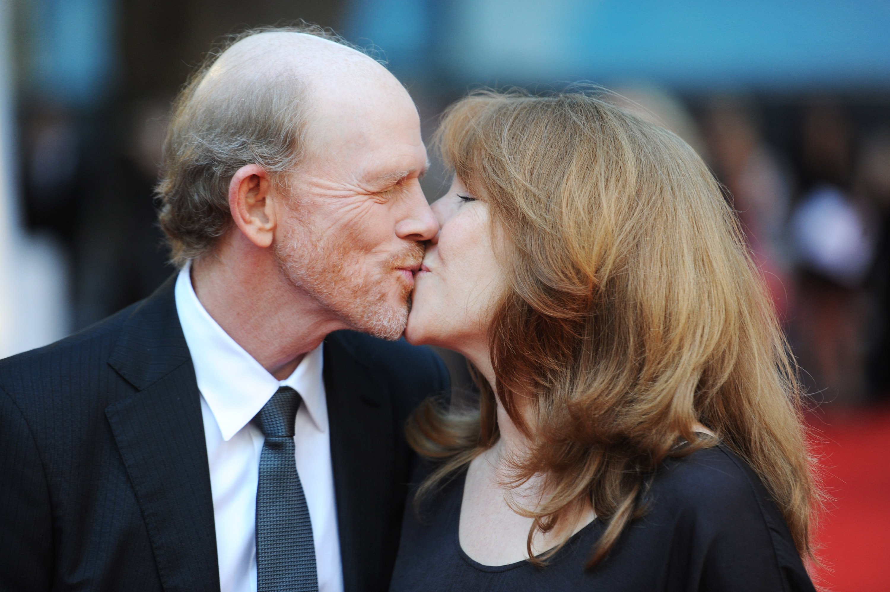 Ron Howard y su esposa Cheryl Howard en Londres, en 2013. | Foto: Getty Images