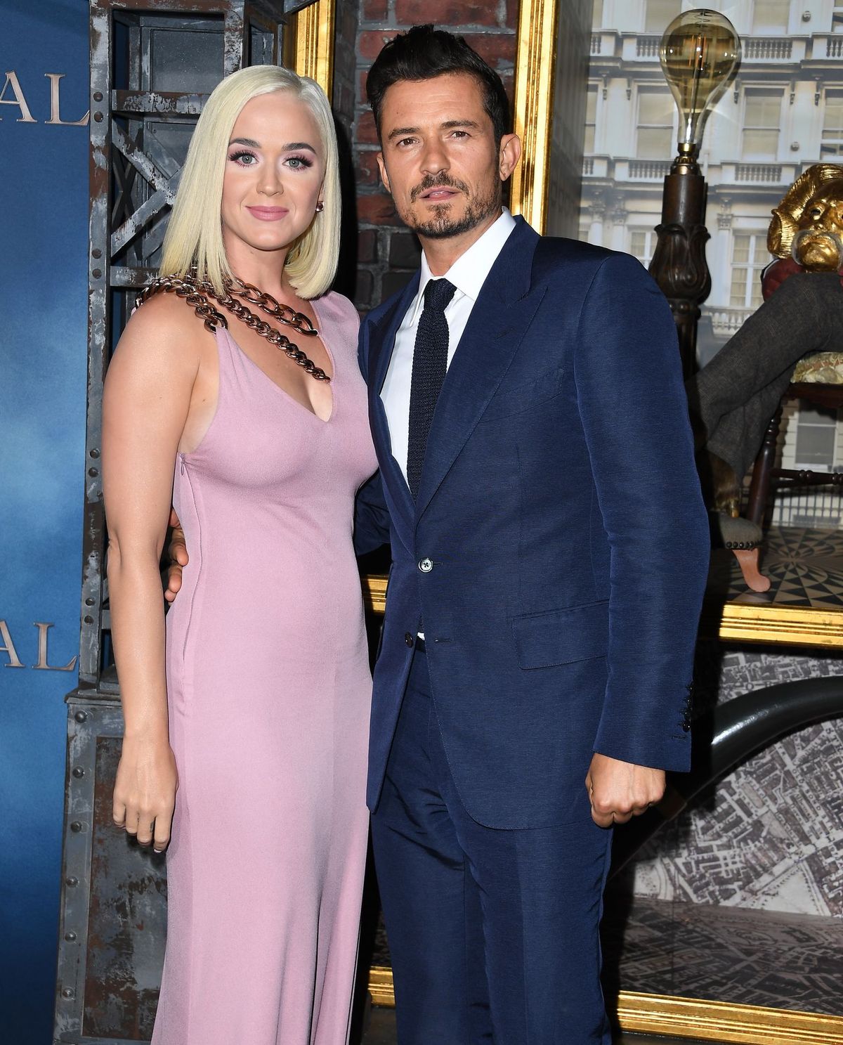 Katy Perry and Orlando Bloom at the Los Angeles premiere of "Carnival Row" on August 21, 2019. | Photo: Getty Images