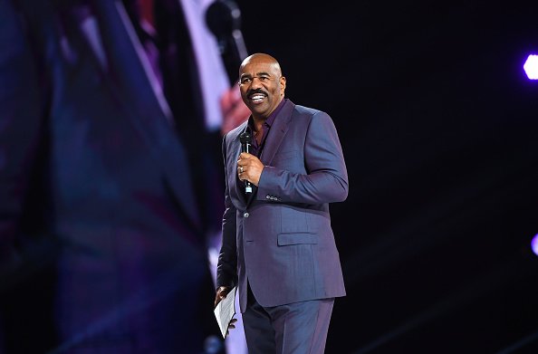 Steve Harvey at Mercedes-Benz Stadium on March 21, 2019 | Photo: Getty Images