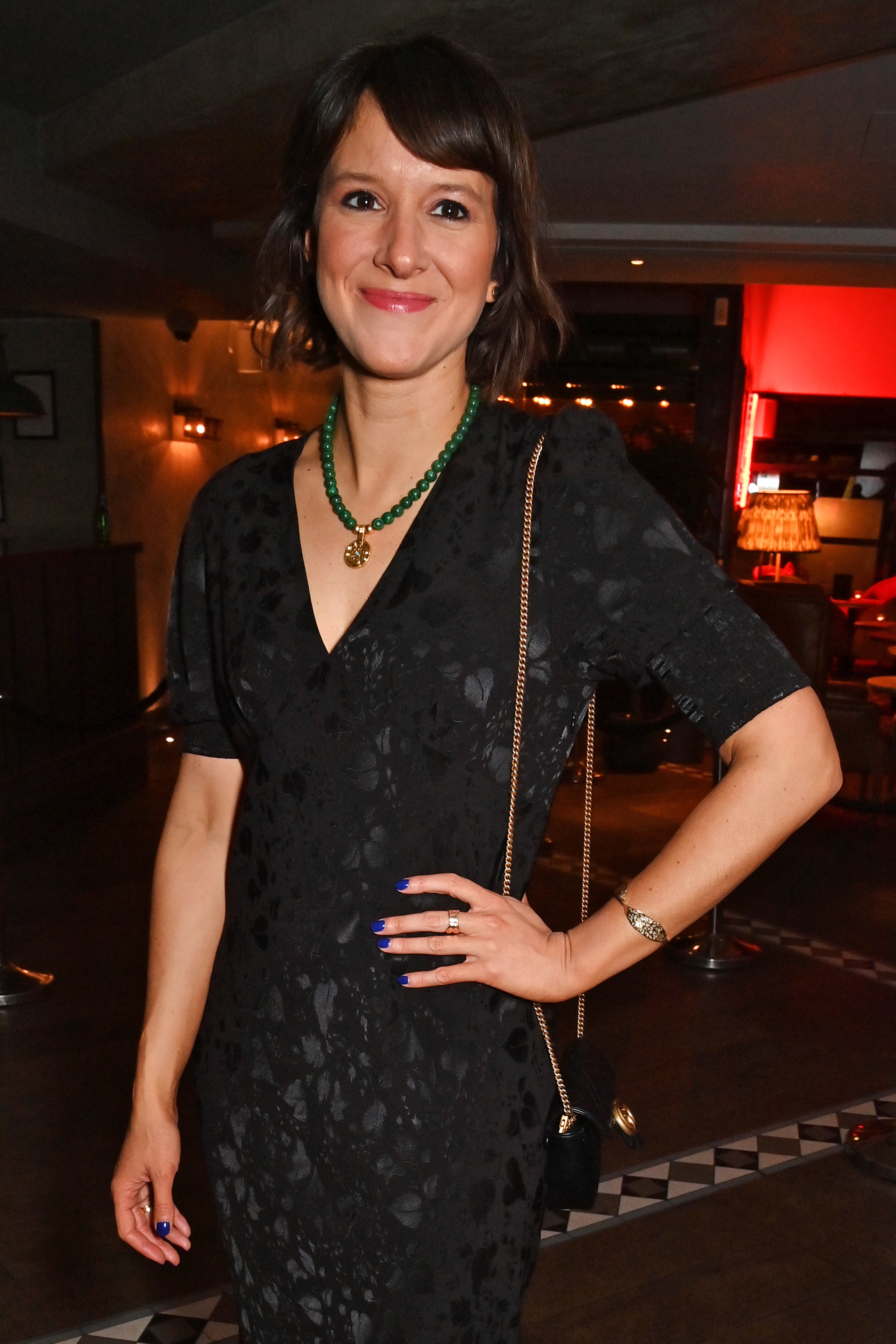 Louise Ford attends the press night after party for the new cast of "2:22 A Ghost Story" at 100 Wardour St on February 1, 2023 in London, England