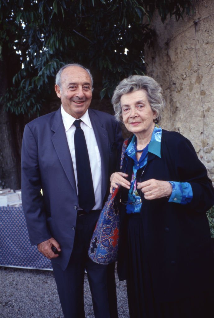 Andrée Chedid et son mari. | Photo : Getty Images
