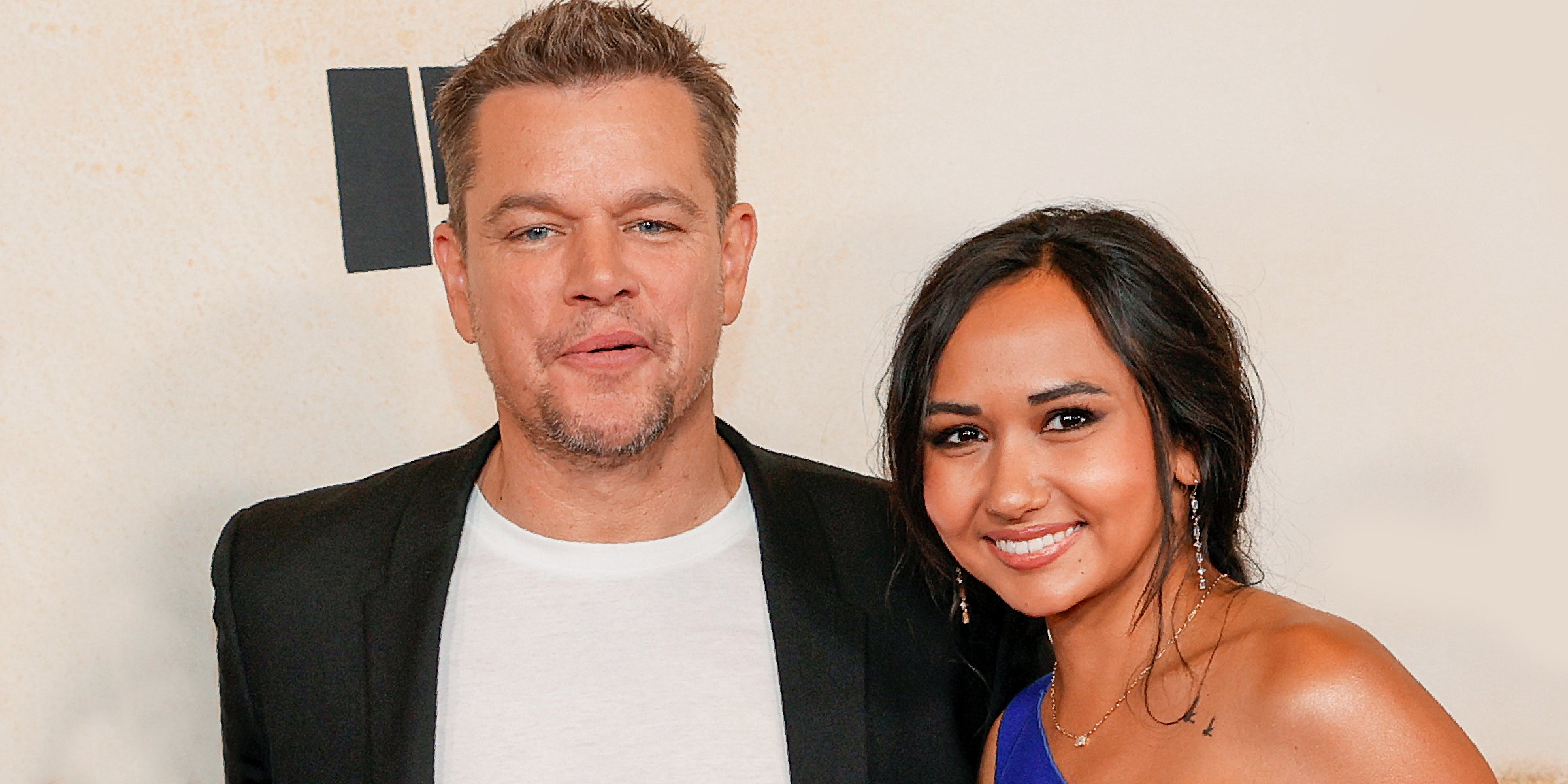 Matt Damon and Alexia Barosso. | Source: Getty Images