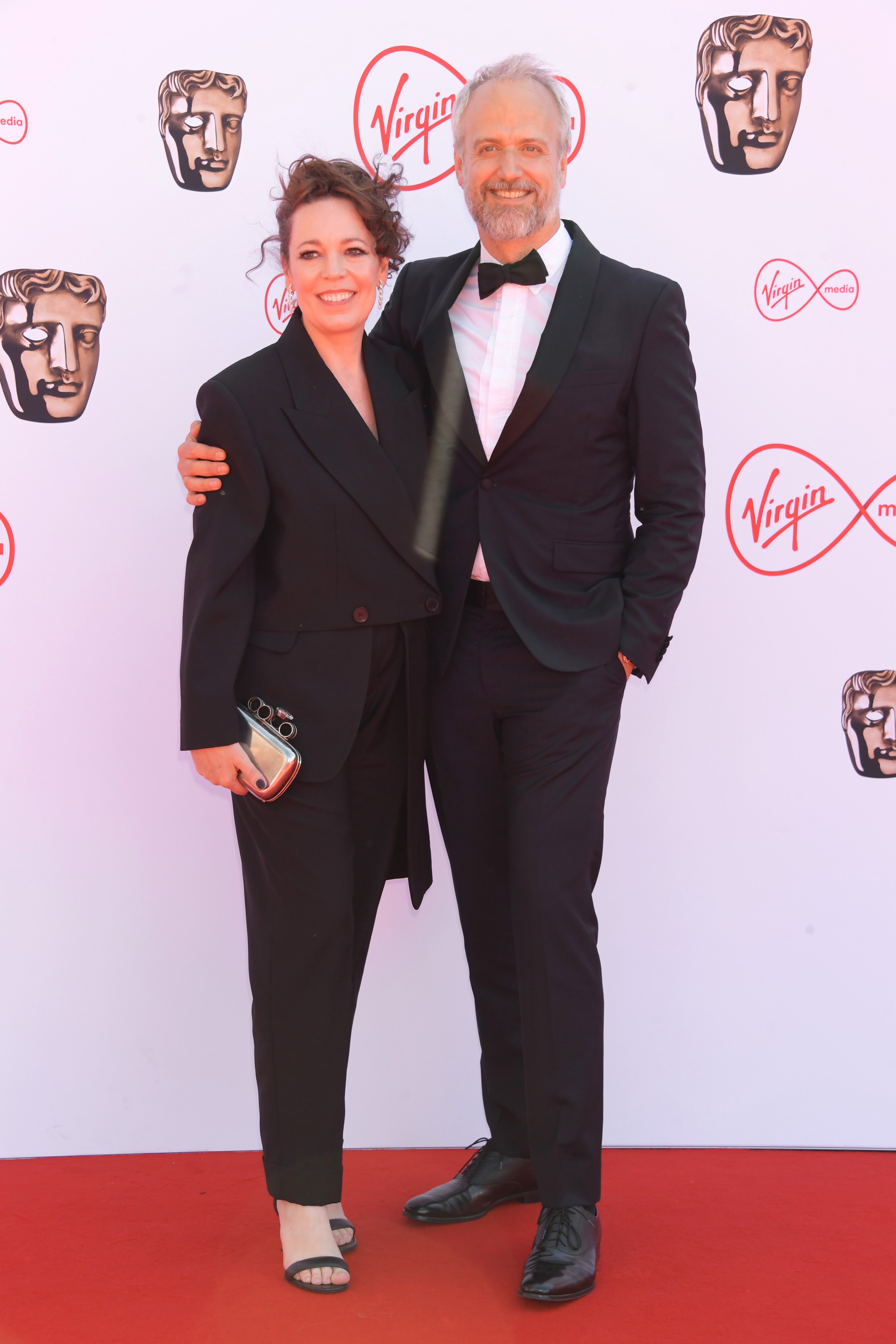 Ed Sinclair and his wife Olivia Colman at the Virgin Media British Academy Television Awards in London, England, on May 8, 2022 | Source: Getty Images 