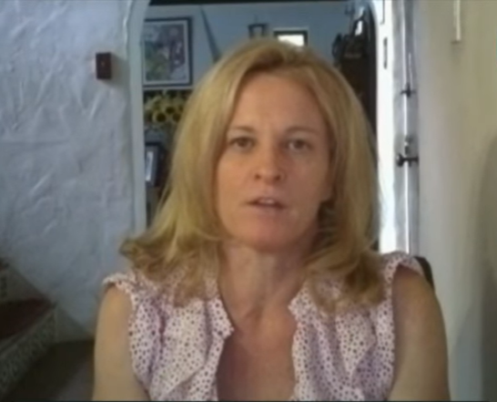 Catherine Falk as seen in a video dated May 14, 2015 | Source: YouTube/@NewsmaxTV