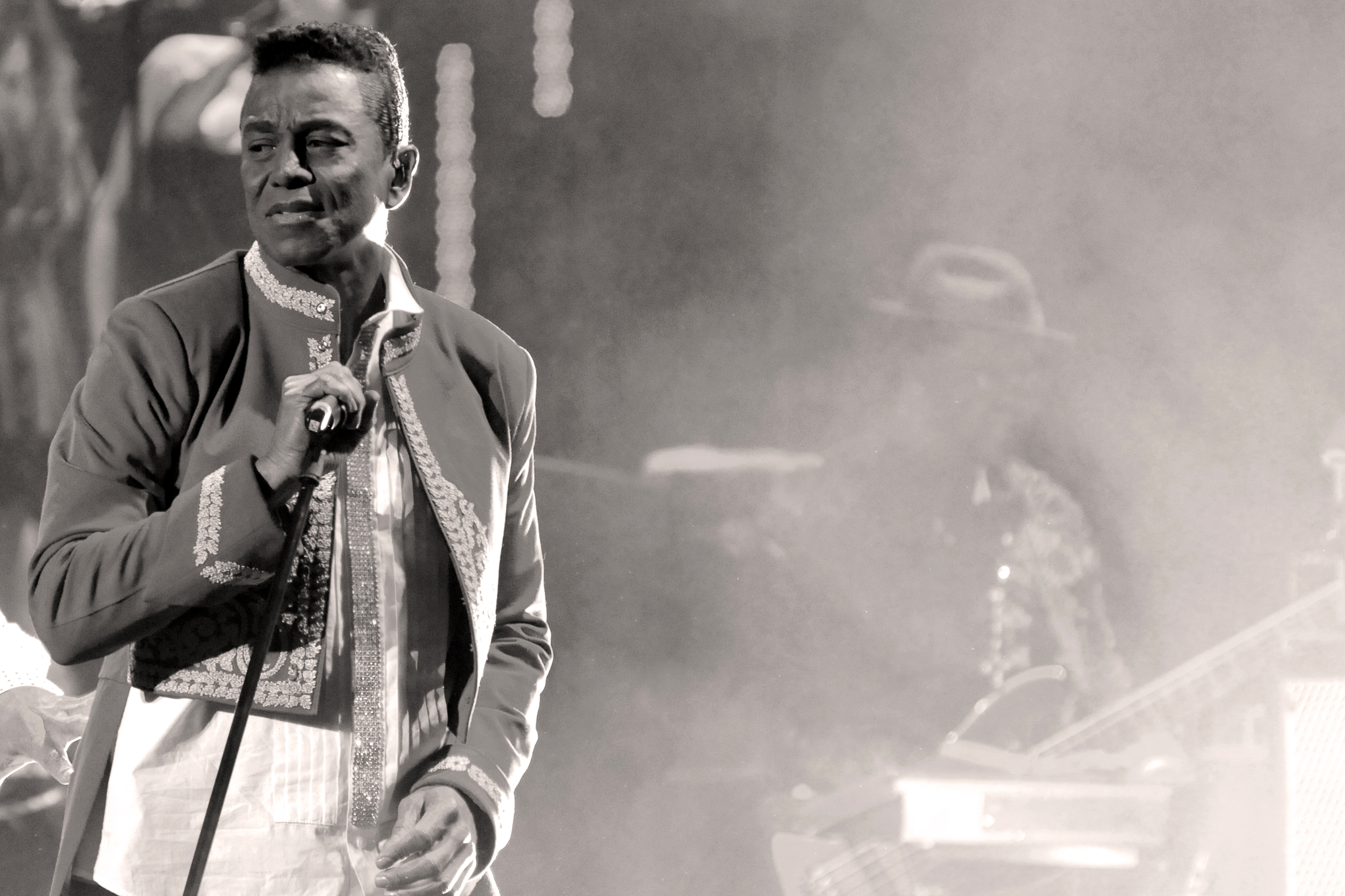 Jermaine Jackson performing at Manchester Apollo on February 27, 2013, in England. | Source: Getty Images