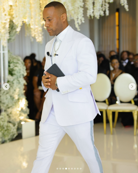 Reverend Devon Franklin on LeToya Luckett and Taleo Coles' wedding day, posted on August 1, 2024 | Source: Instagram/devonfranklin