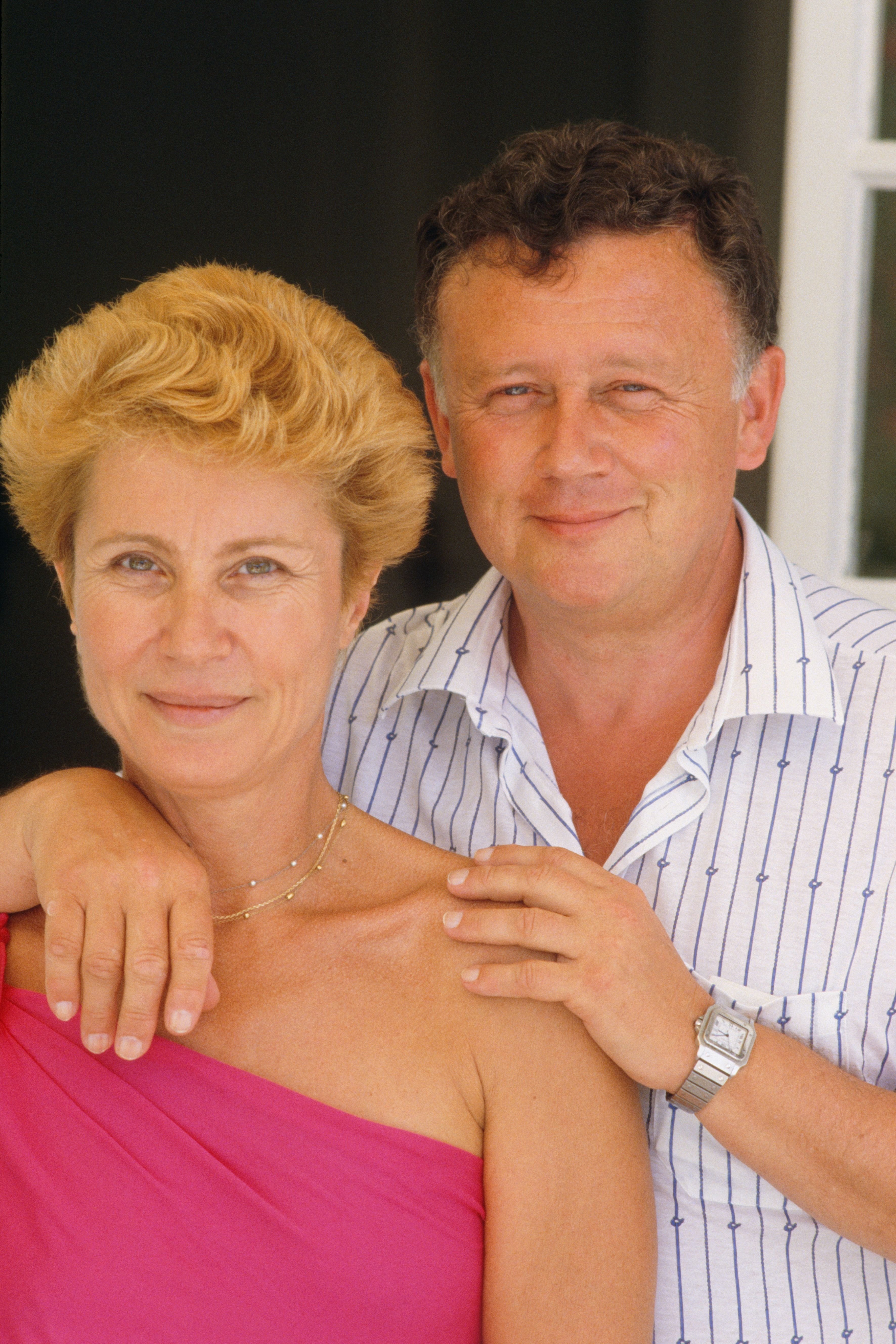 Le journaliste Philippe Bouvard et sa femme Colette | Photo : Getty Images.
