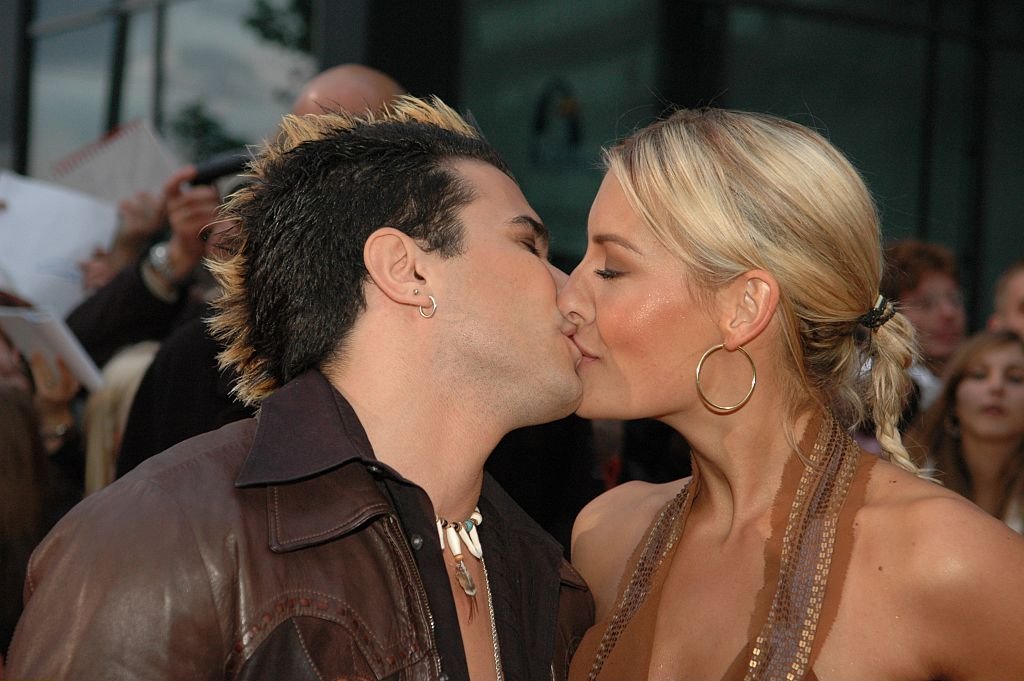 Sarah Connor mit Ex-Ehemann Marc Terenzi bei der COMET-Verleihung 2004- 24.09.04 (Foto von Adolph) I Quelle: Getty Images