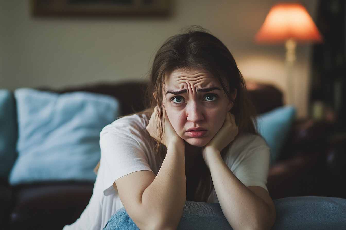 A distressed woman | Source: Midjourney