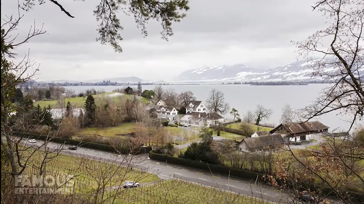 Tina Tuner and Erwin Bach's property overlooking Lake Zurich in Zurich, Switzerland | Source: YouTube@FamousEntertainment