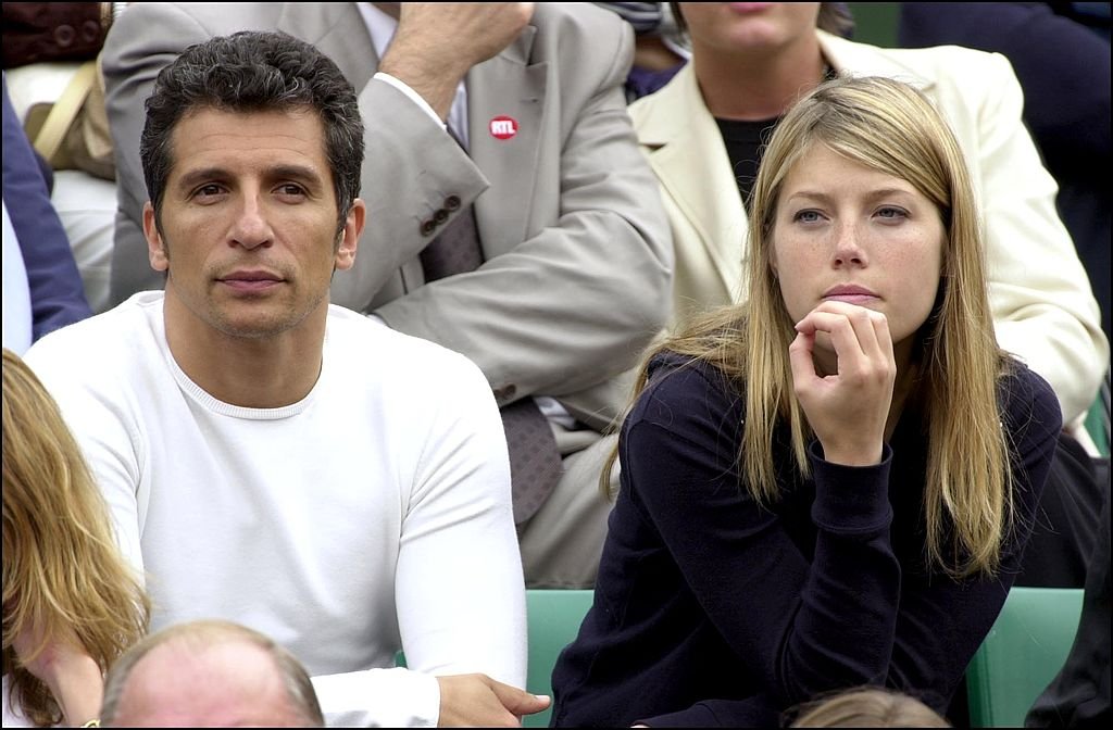 Nagui et sa femme Mélanie Page, le 8 juin 2001. | Photo : Getty Images