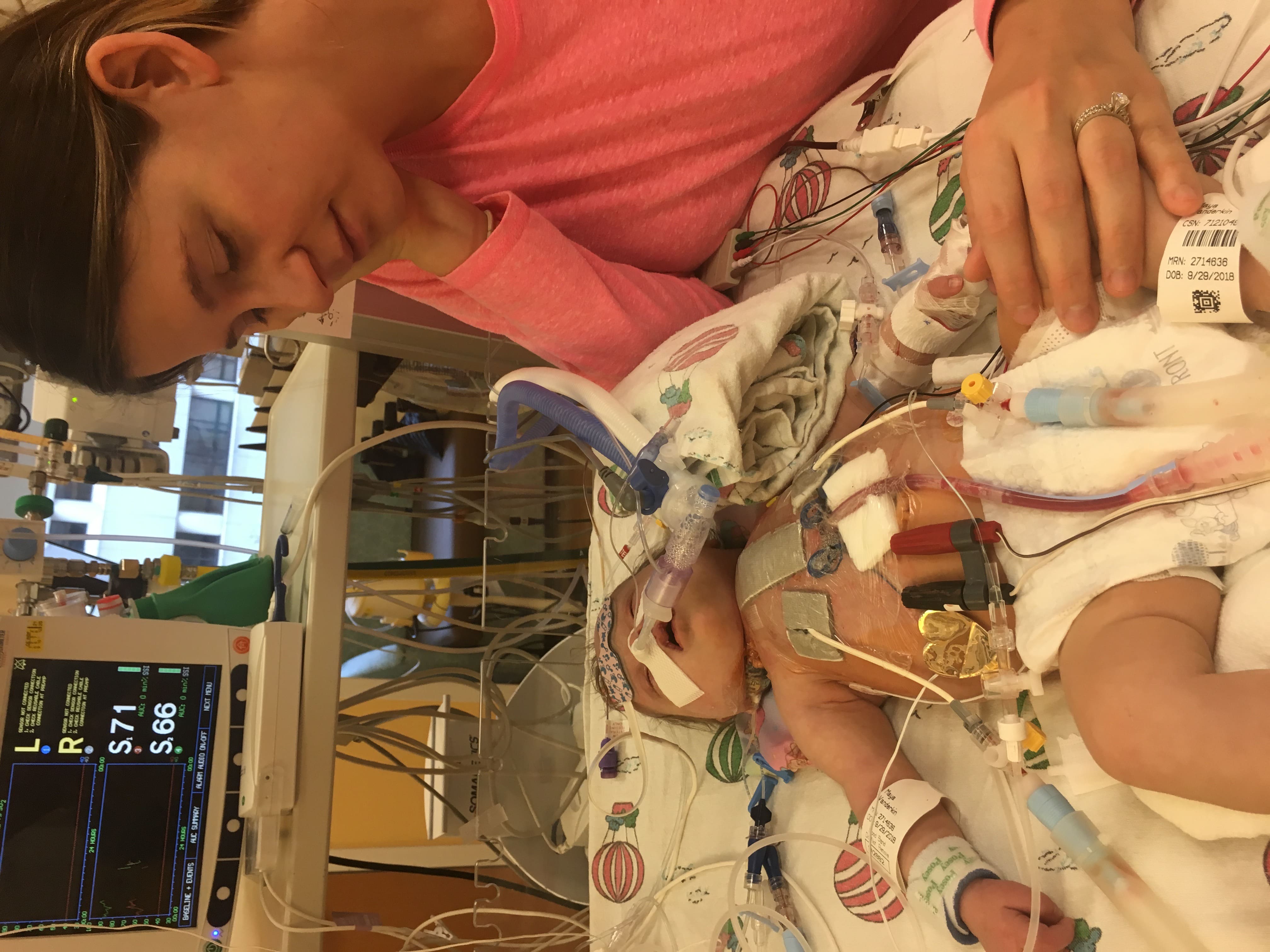 An image of Josie Hau and her baby Maya in the hospital. | Source: Courtesy of Josie Hau