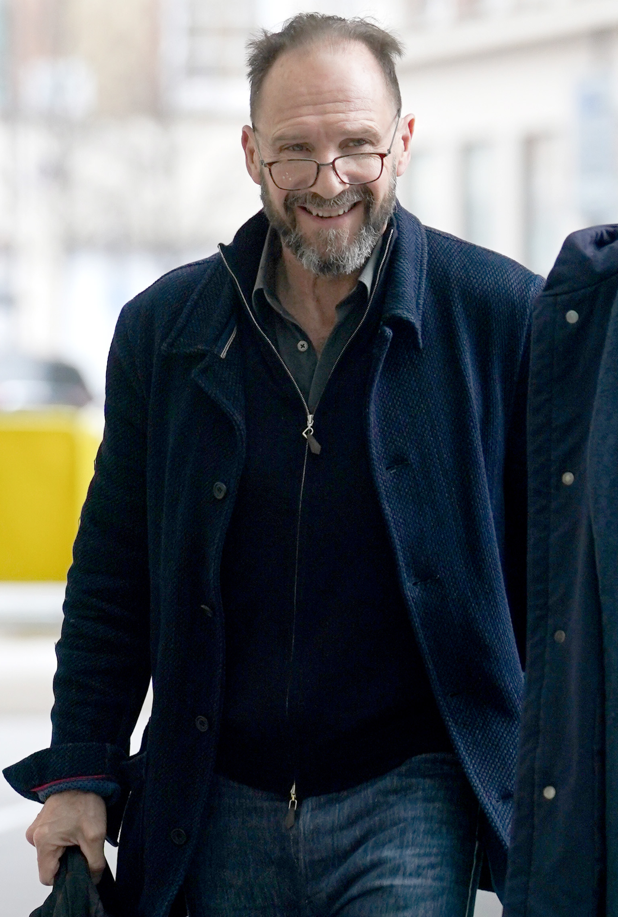 Ralph Fiennes at BBC Broadcasting House in London in February 2024. | Source: Getty Images