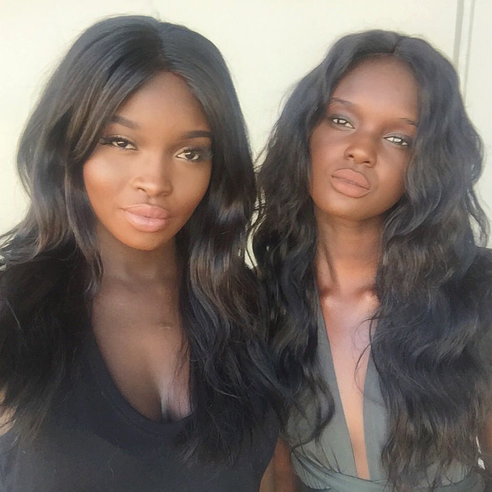 Nikki Perkins posing with Nyadak "Duckie" Thot on November 10, 2015 | Source: Instagram/duckiethot