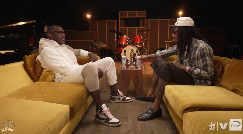 Shannon Sharpe interviewed Wiz Khalifa about relationships, co-parenting, and life after divorce in a video published on December 14, 2024. | Source: YouTube/Club Shay Shay