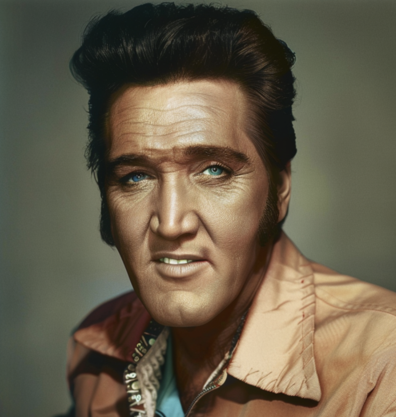 AI image of Elvis Presley in old age | Source: Midjourney