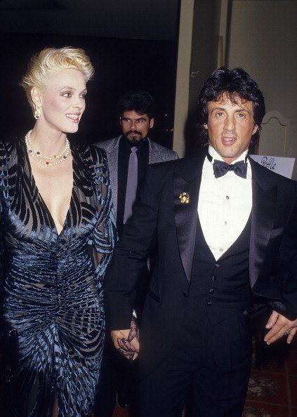 Brigitte Nielsen and Sylvester Stallone on January 9, 1987 at the Beverly Wilshire Hotel in Beverly Hills, California. | Photo: Getty Images