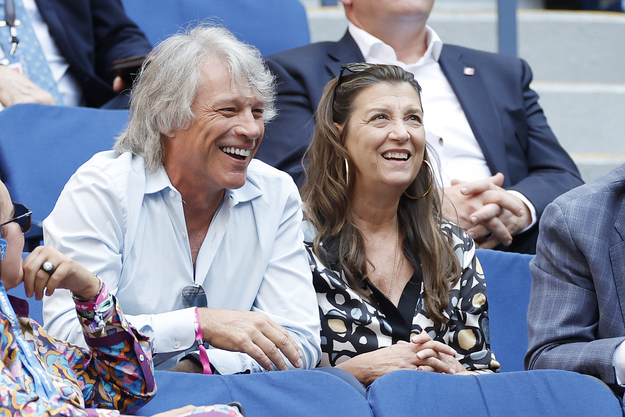 Jon Bon Jovi and Dorothea Hurley during the 2022 US Open at USTA Billie Jean King National Tennis Center on September 9, 2022. | Source: Getty Images