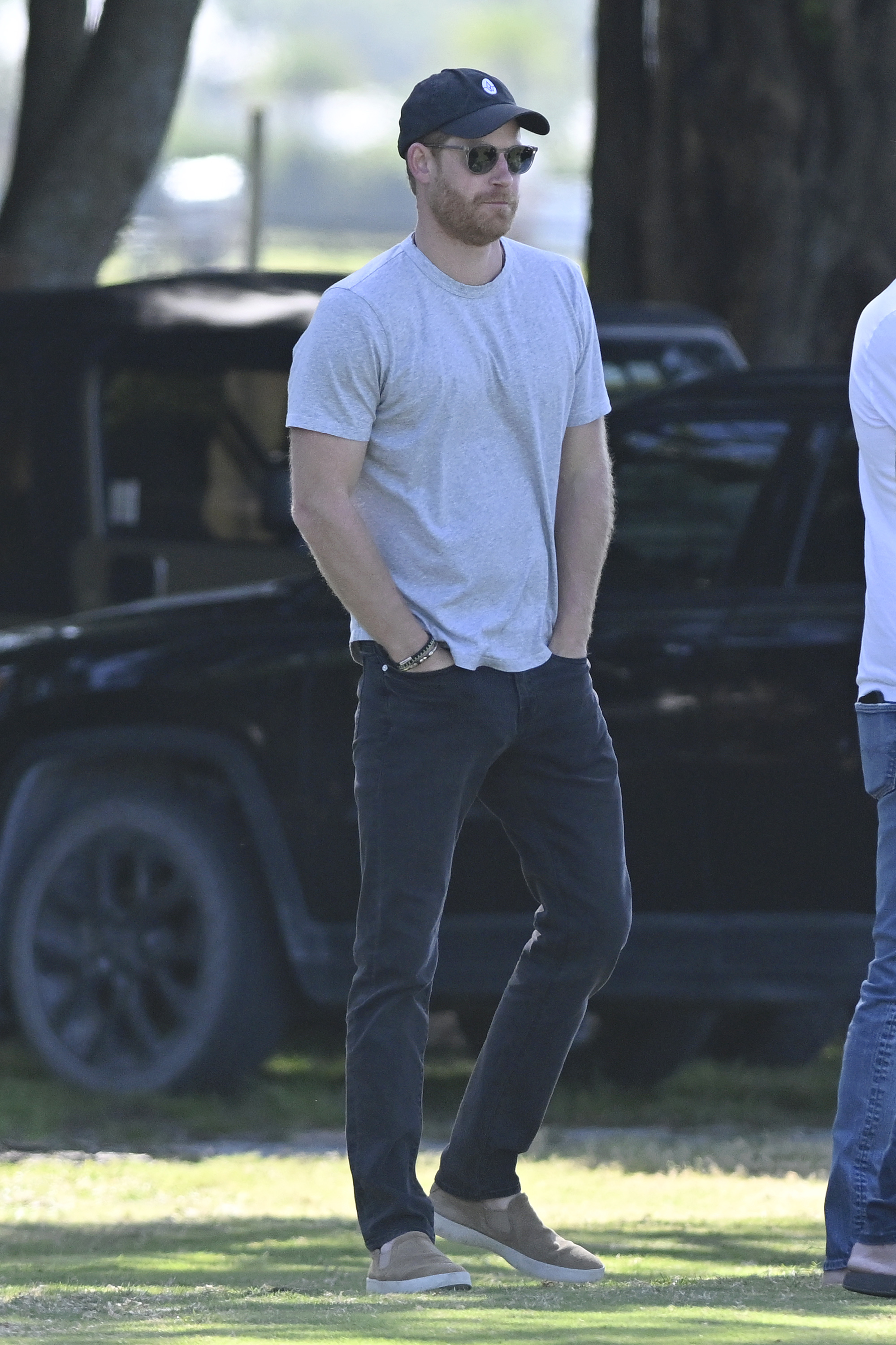 Prince Harry spotted at a polo event in Wellington, Florida on April 13, 2024 | Source: Getty Images