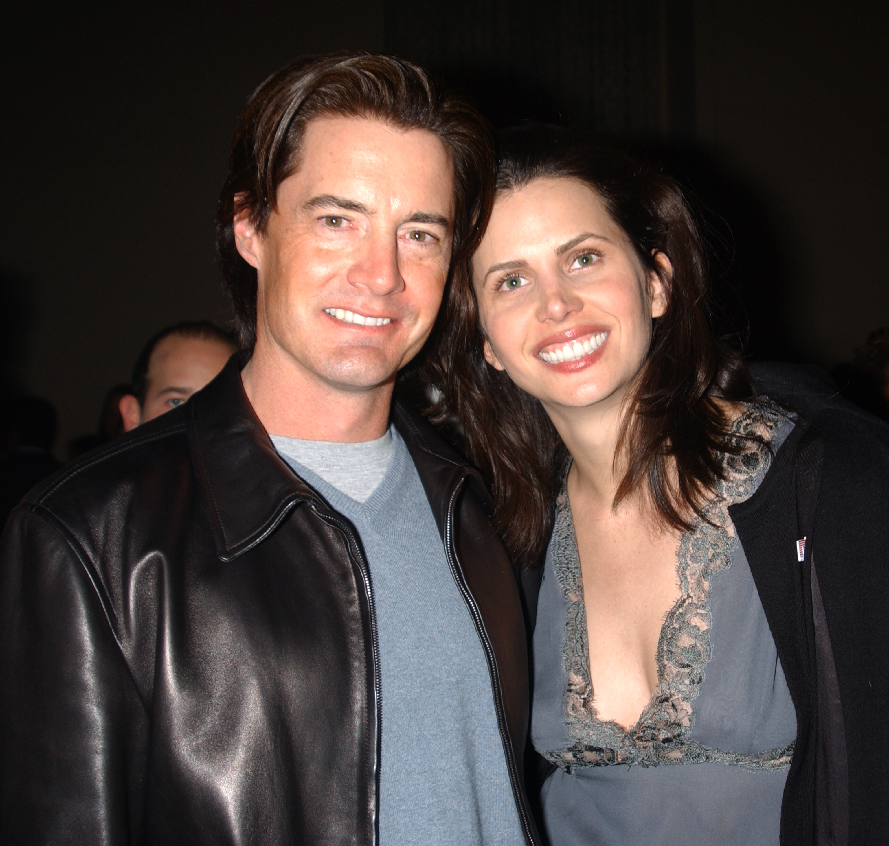 Kyle MacLachlan and Desiree Gruber at the one year anniversary party for Gotham Magazine in 2002. | Source: Getty Images