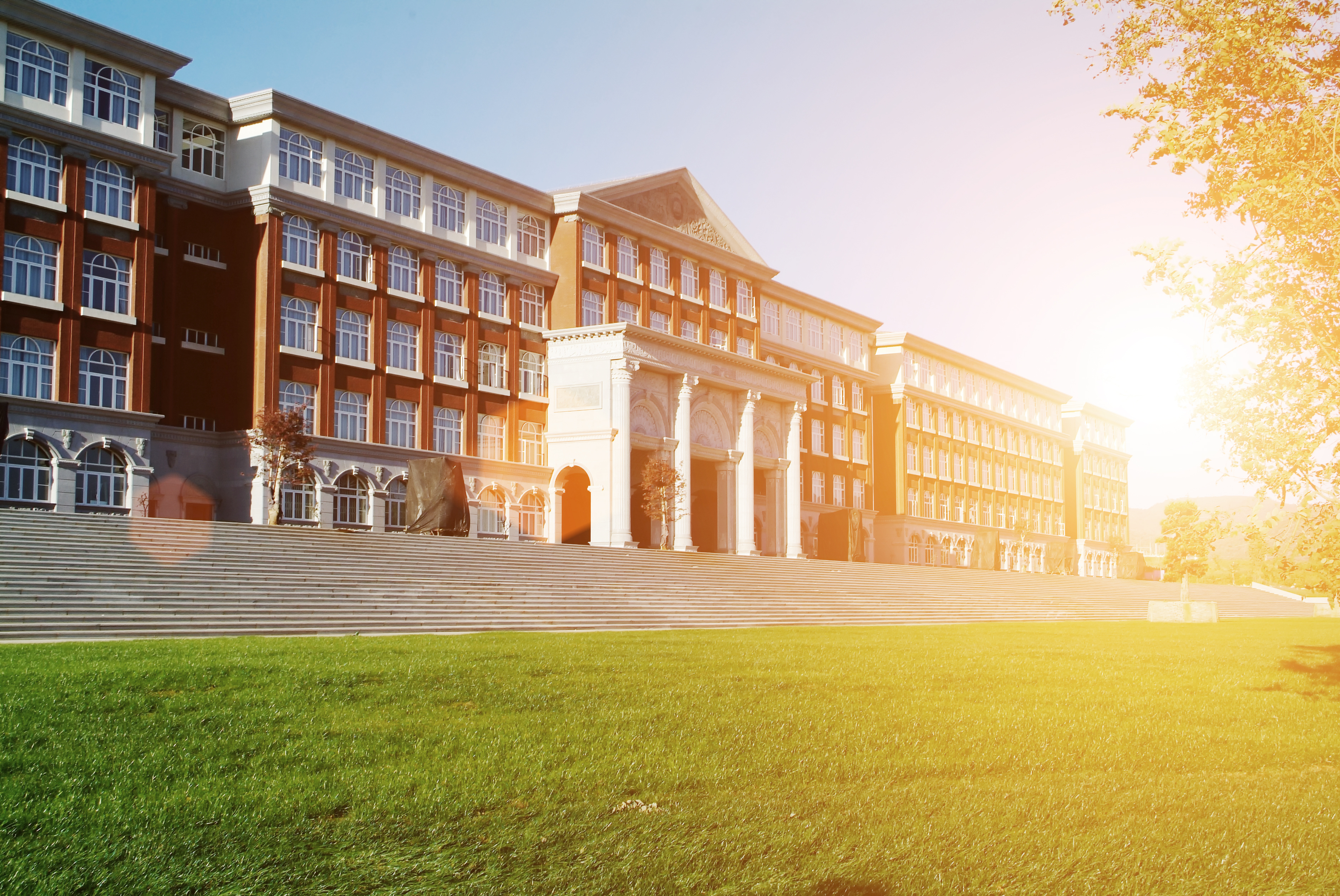 Hall building in college. | Source: Shutterstock