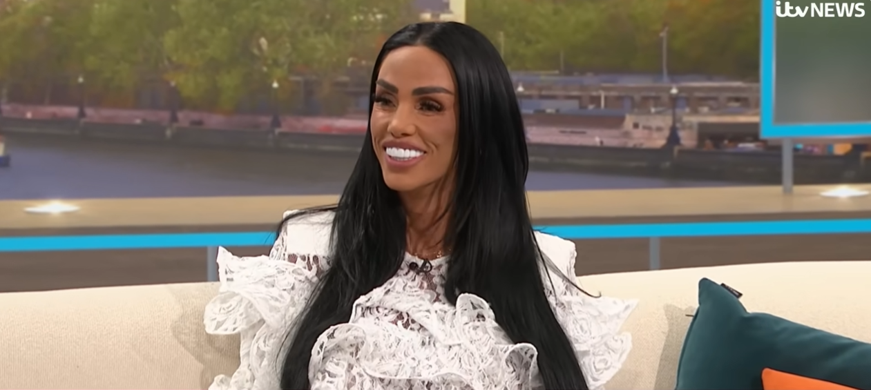 Katie Price during her interview on "Good Morning Britain" on 16 March 2026. | Source: YouTube/Good Morning Britain