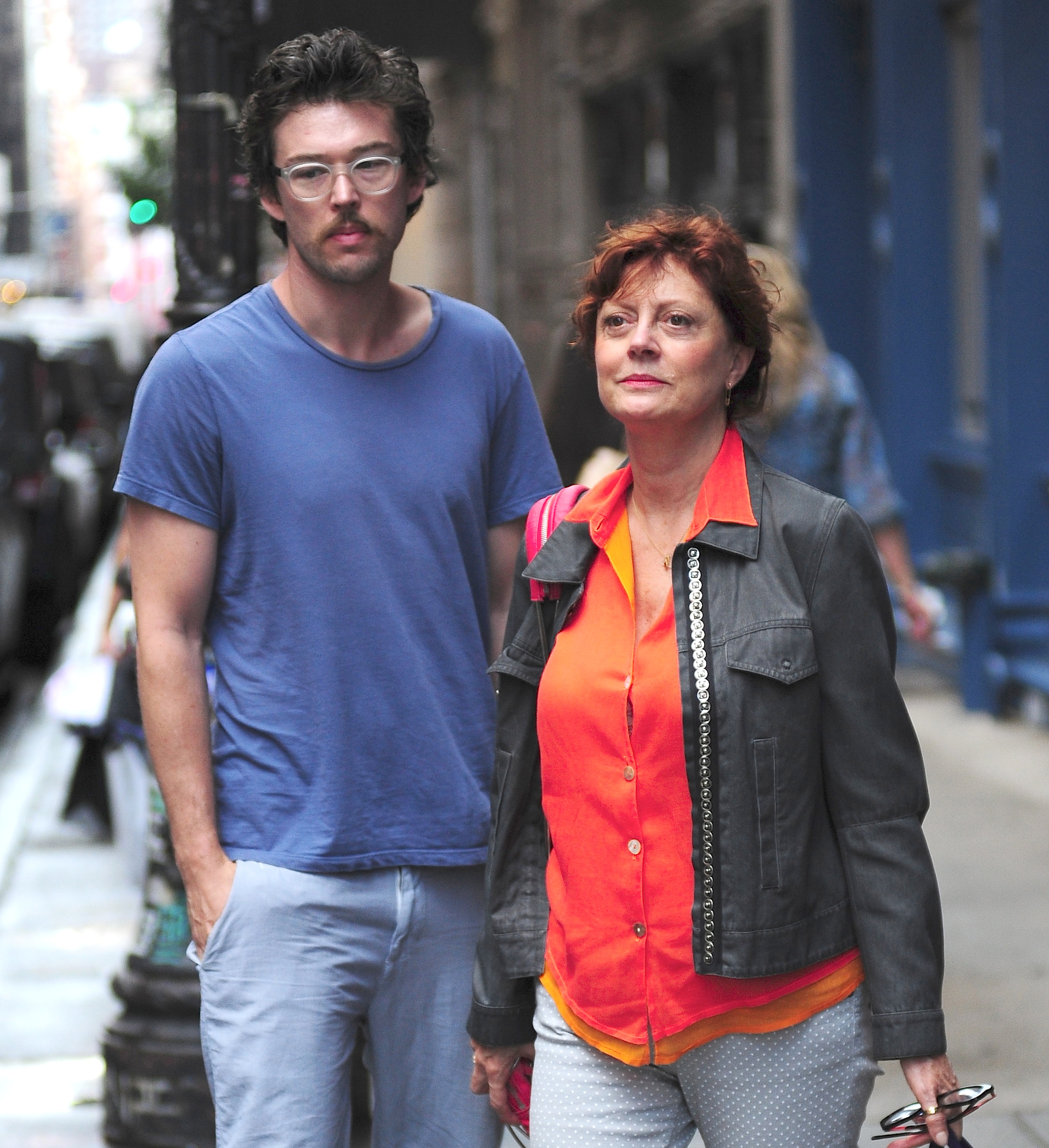 Jonathan Bricklin and Susan Sarandon are seen in soho at Streets of Manhattan on July 29, 2012 in New York City. | Source: Getty Images
