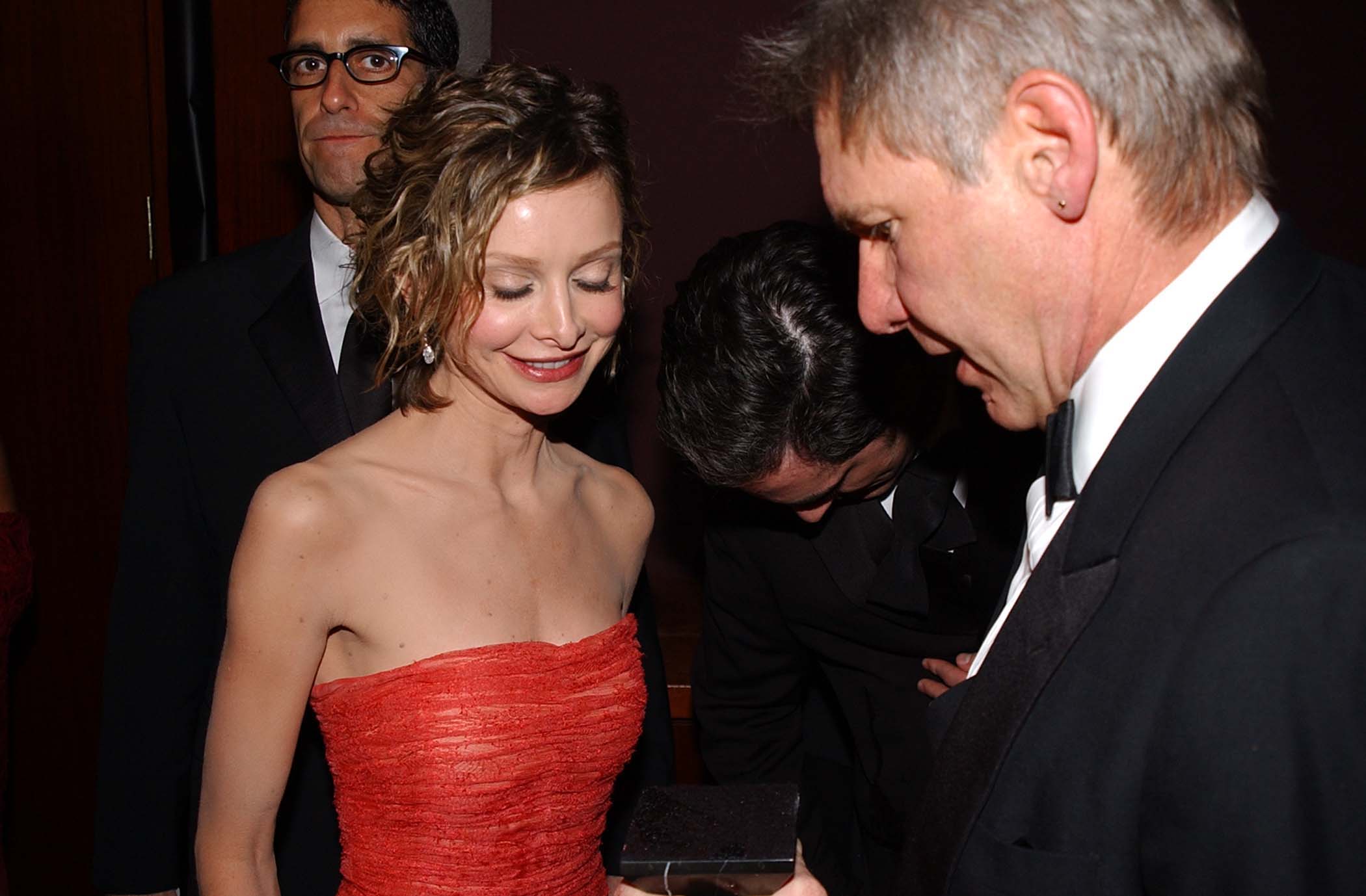 Calista Flockhart and Harrison Ford in Beverly Hills, California, United States, 2002 | Source: Getty Images