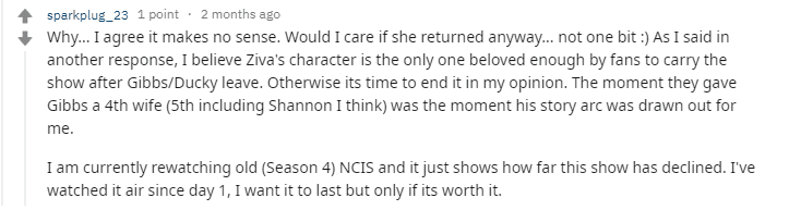Fan theories on the possible return of Cote de Pablo's character replacing Mark Harmon's one on 'NCIS' | Photo: Reddit 