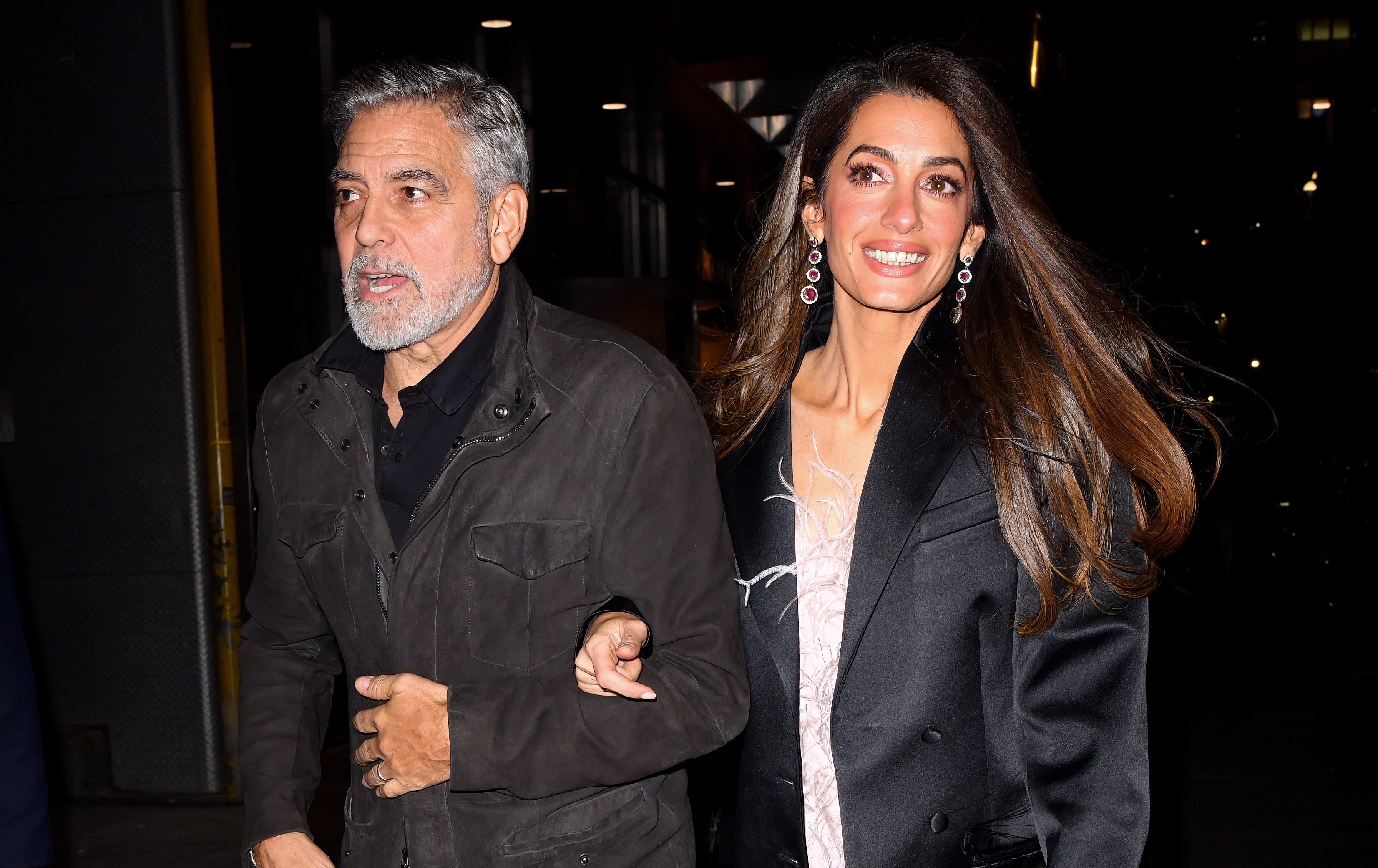 George and Amal Clooney spotted out in New York City on December 13, 2023 | Source: Getty Images