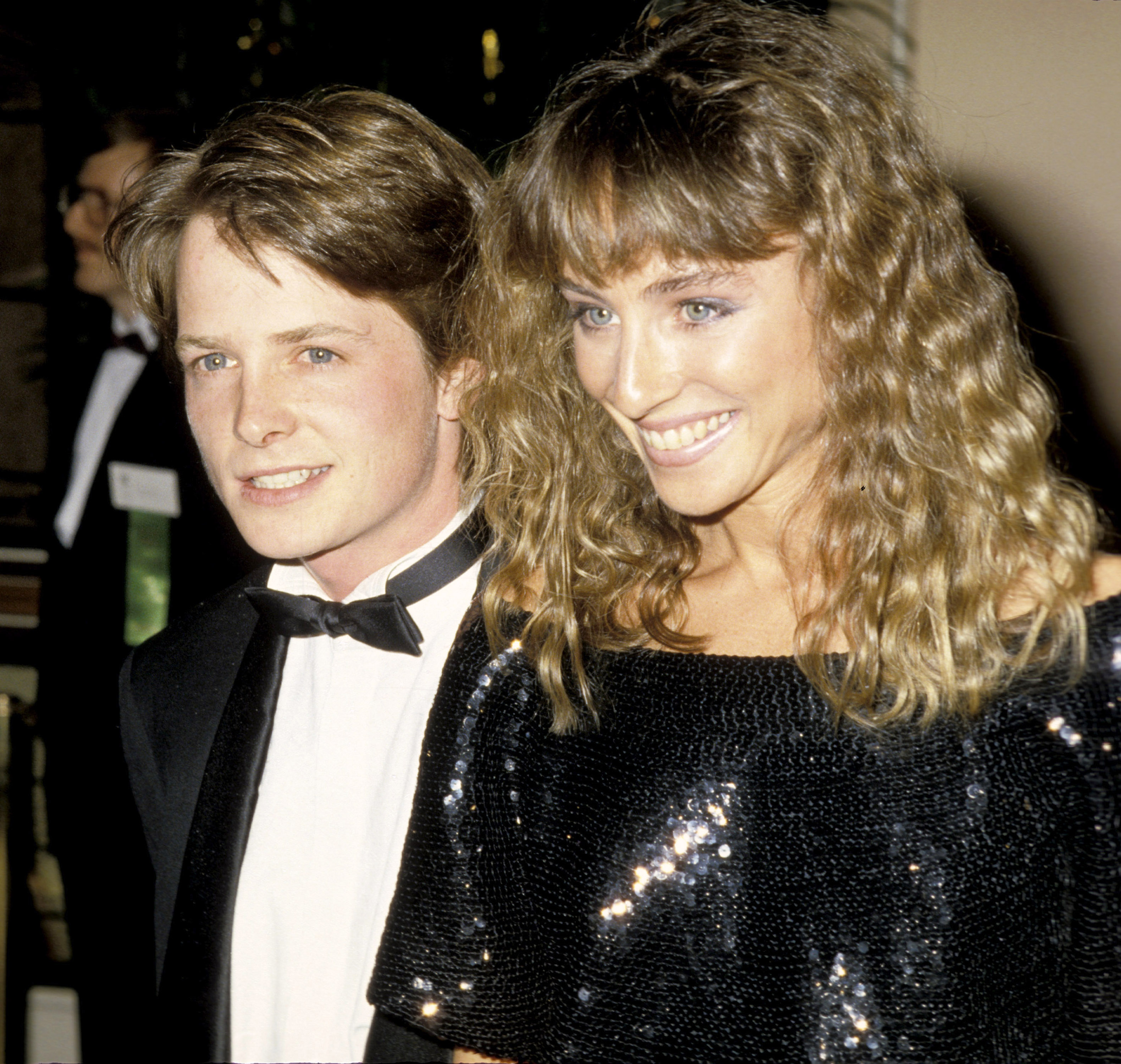 Tracy Pollan and Michael J. Fox attend the 43rd Annual Golden Globe Awards | Source: Getty Images