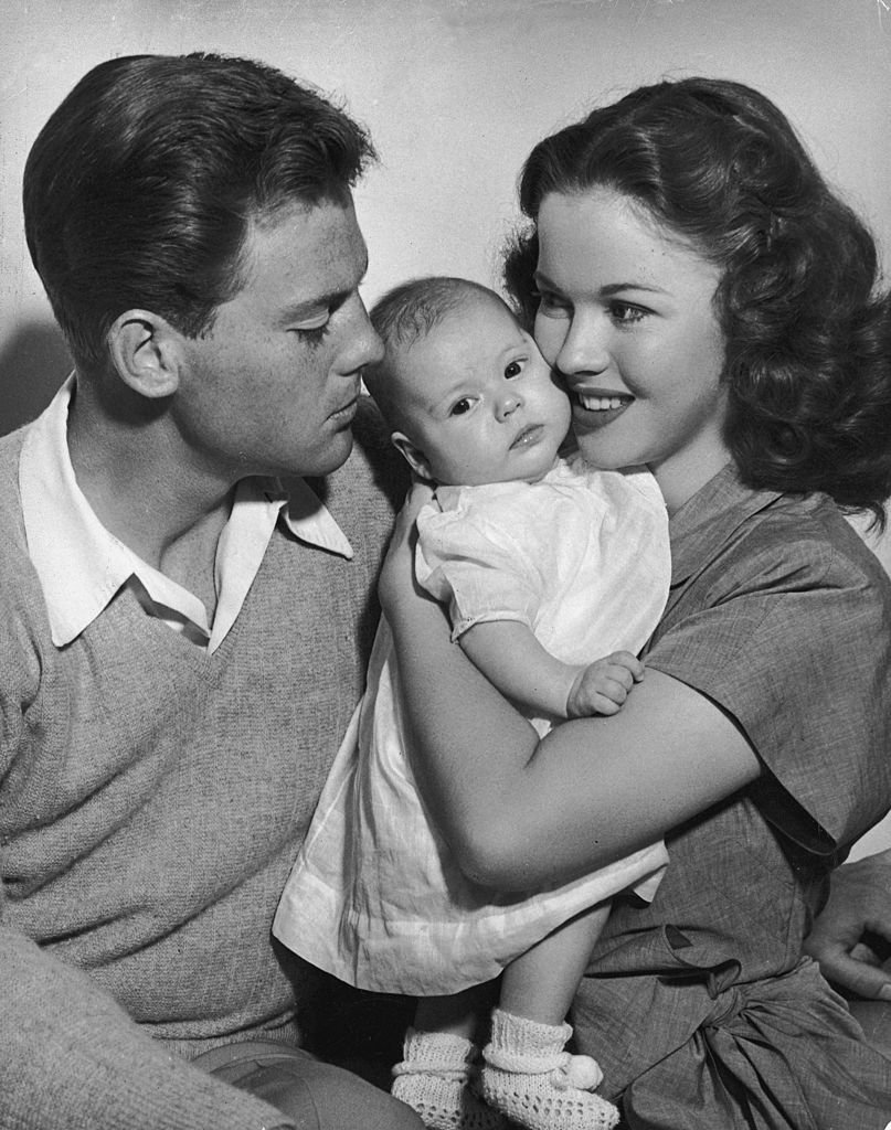 John Agar, Shirley Temple and their daughter | Getty Images