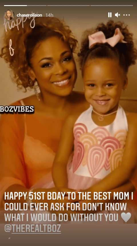 T-Boz and her daughter Chase, when she was younger, smiling for the camera. | Source: Instagram/chaserolison