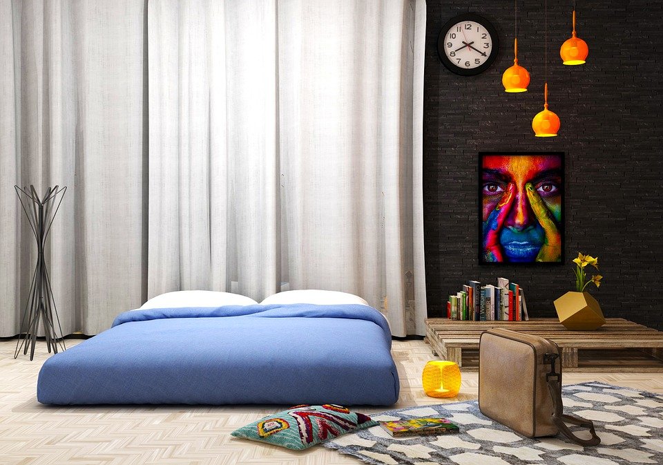 Decoración de un dormitorio. | Foto: Pixabay