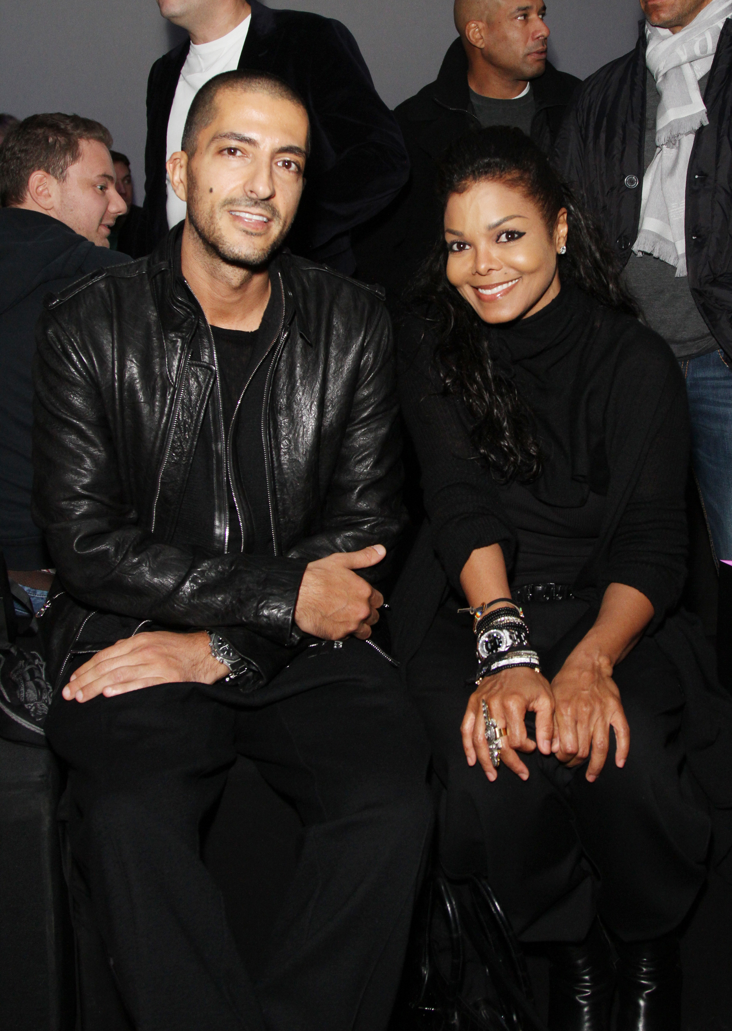Wissam Al Mana and Janet Jackson attend Kira Plastinina's fashion show on October 25, 2012 in Moscow, Russia. | Source: Getty Images