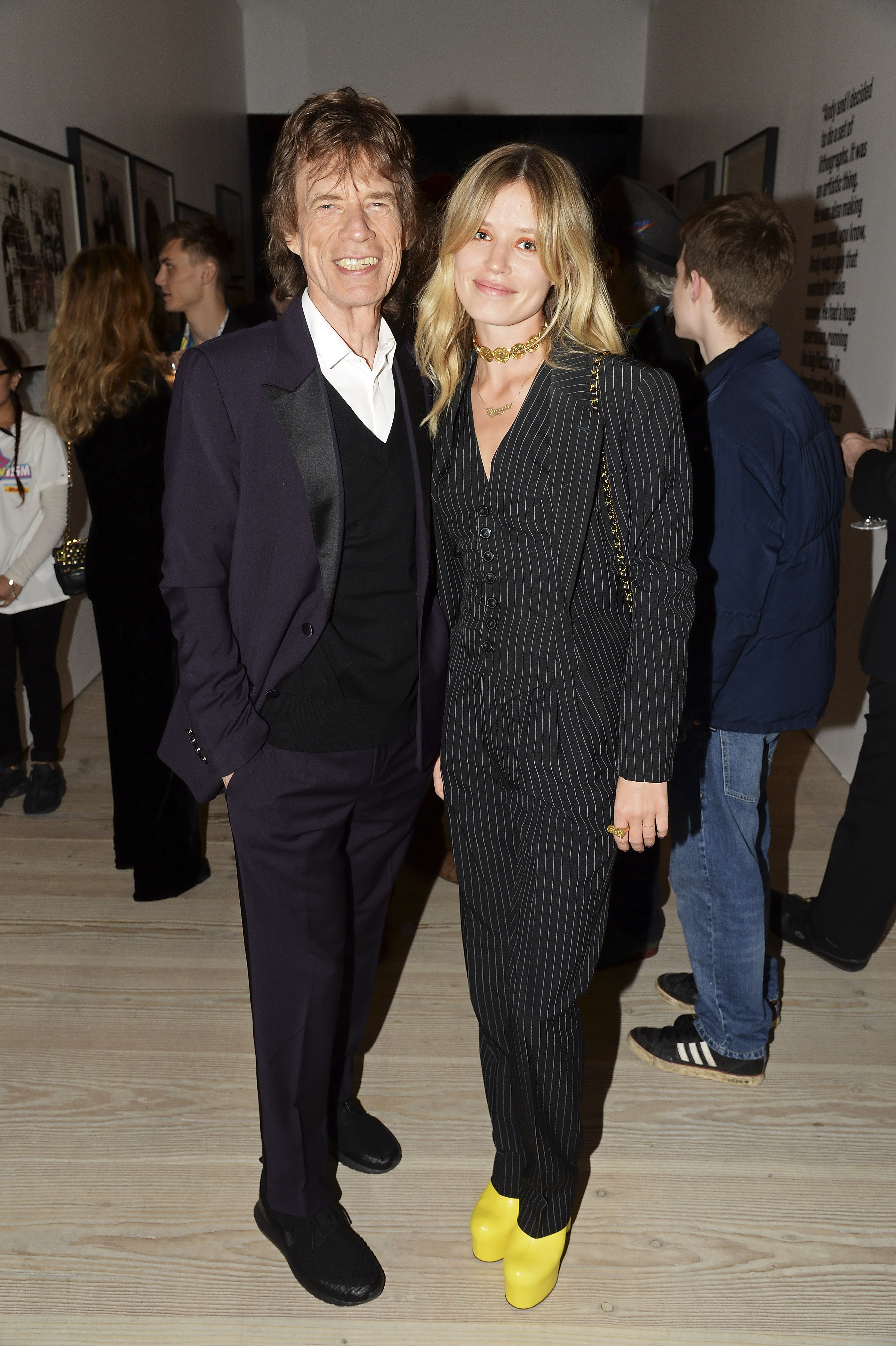 Mick Jagger with his daughter Georgia May Jagger in London in 2016 | Source: Getty Images