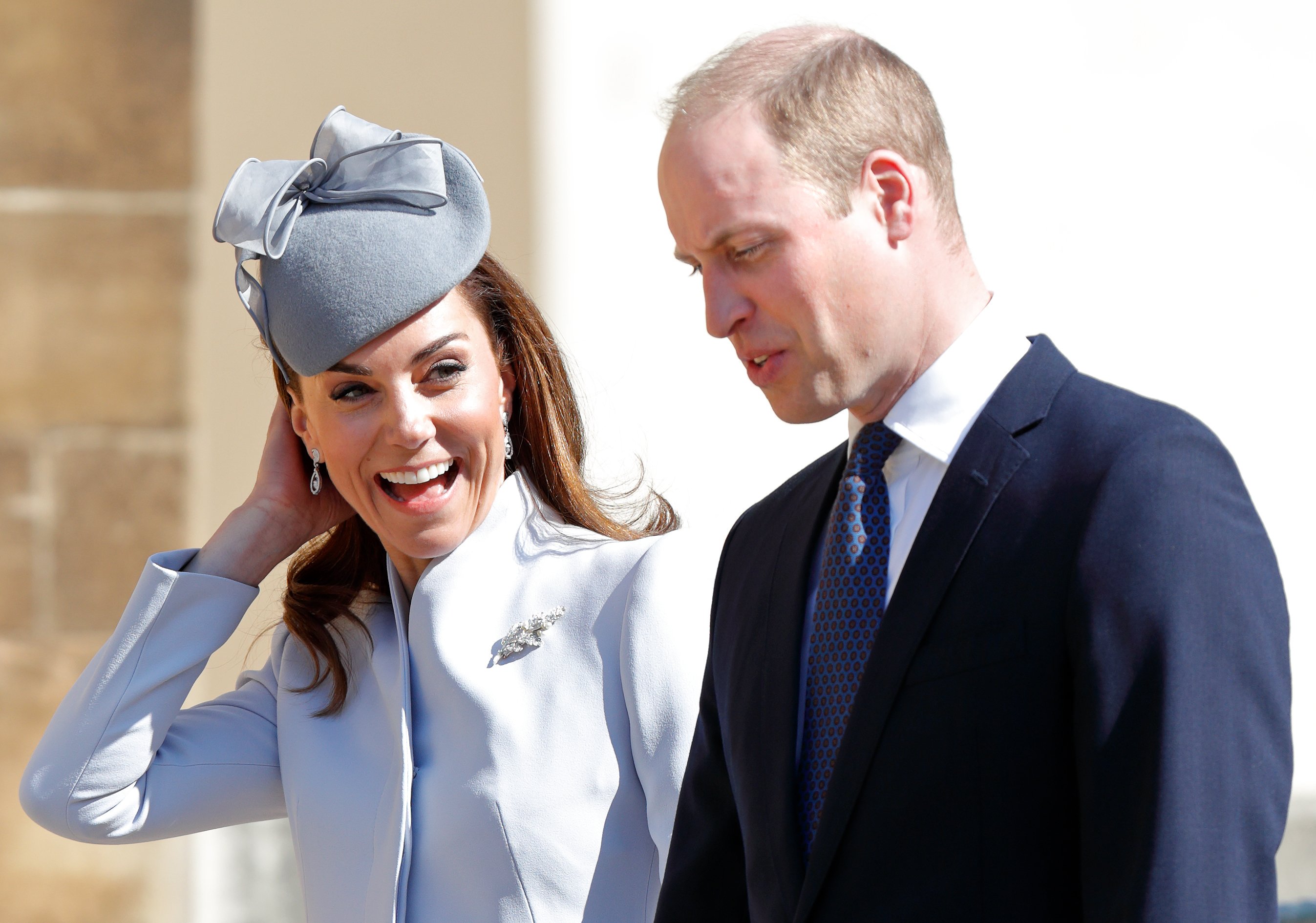 Kate Middleton and Prince William attend the Easter Sunday church service in Windsor, England on April 21, 2019 | Photo: Getty Images