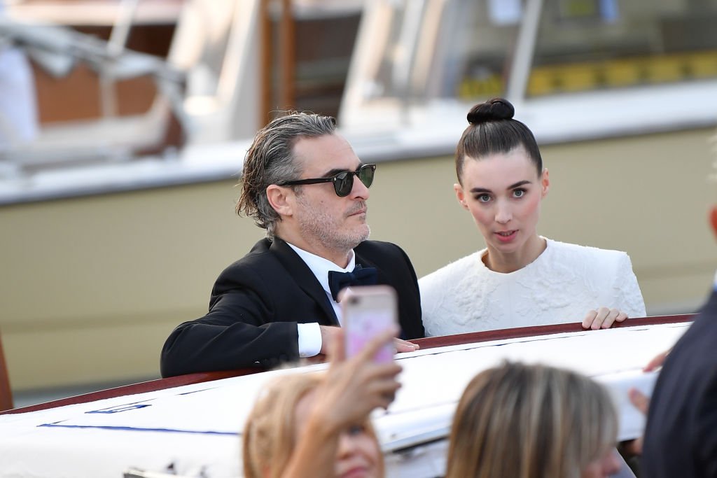 Joaquin Phoenix and Rooney Mara at the 76th Venice Film Festival on August 31, 2019 in Venice, Italy. | Photo: Getty Images