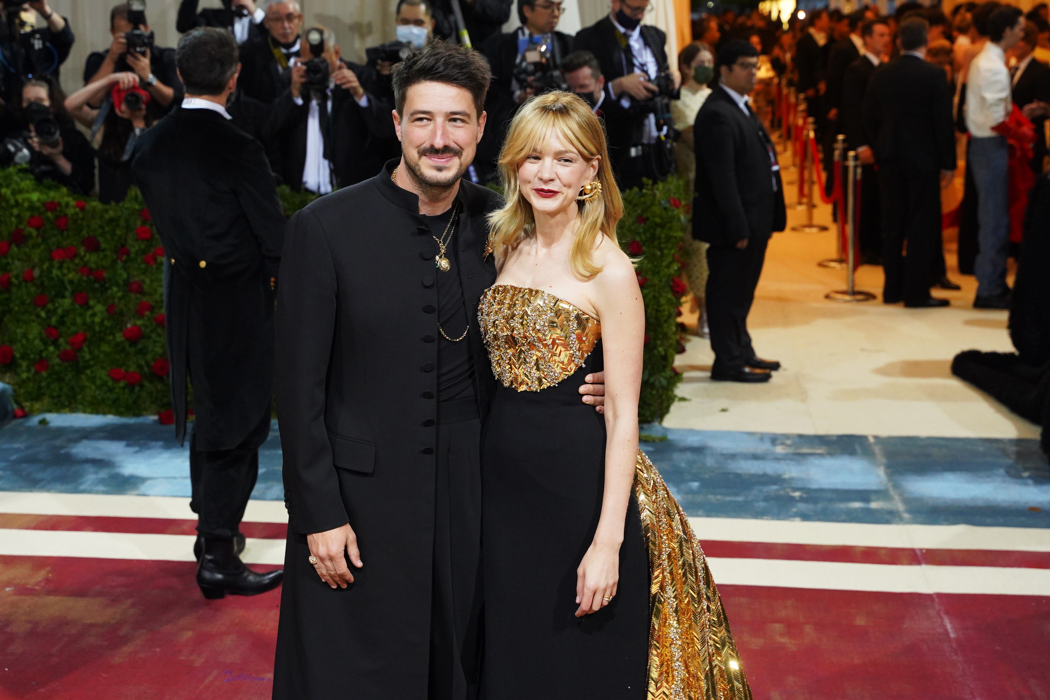 Marcus Mumford and Carey Mulligan attend the 2022 Costume Institute Benefit at Metropolitan Museum of Art on May 02, 2022, in New York City | Source: Getty Images