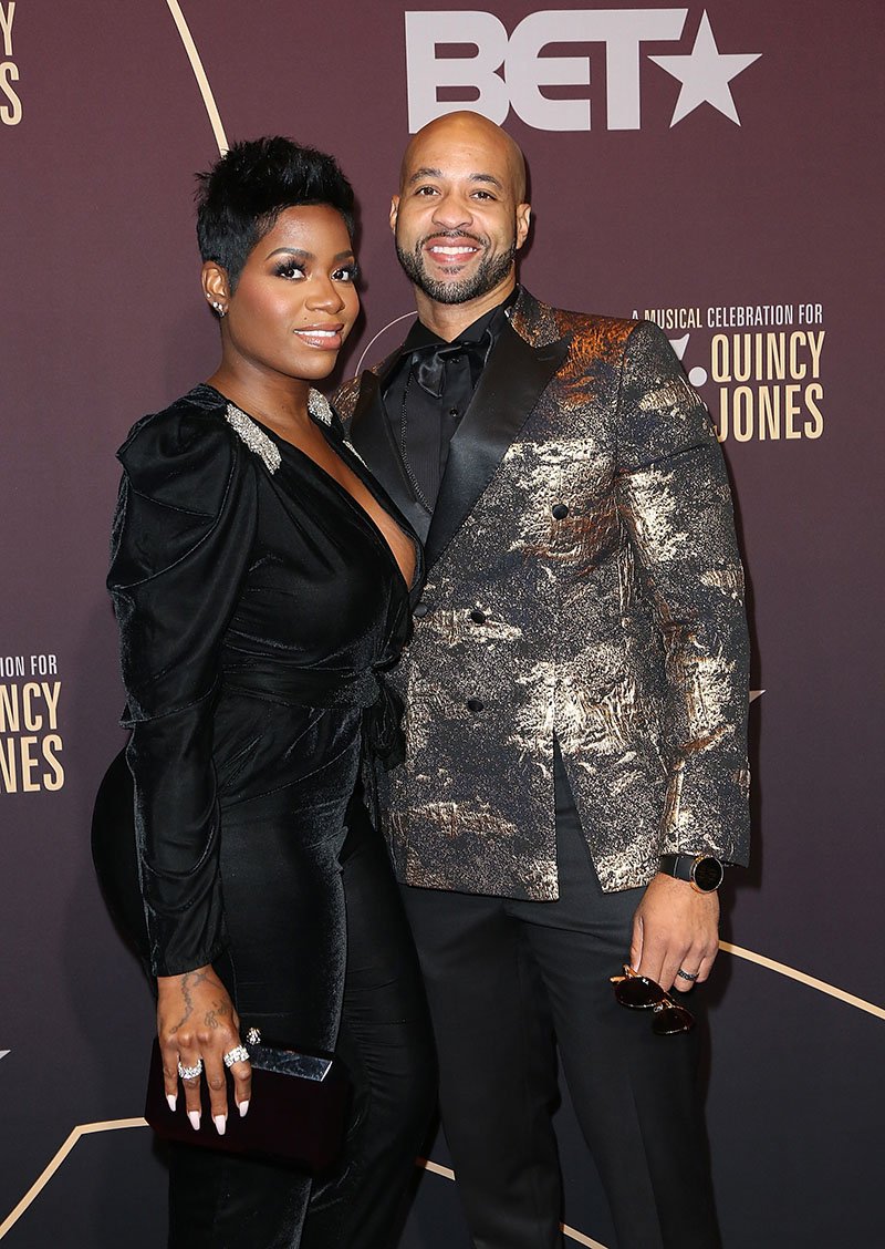 Fantasia Barrino and her husban Kendall Taylor arrive at "Q 85: A Musical Celebration for Quincy Jones" presented by BET Networks at Microsoft Theater on September 25, 2018 in Los Angeles, California. I Image: Getty Images.