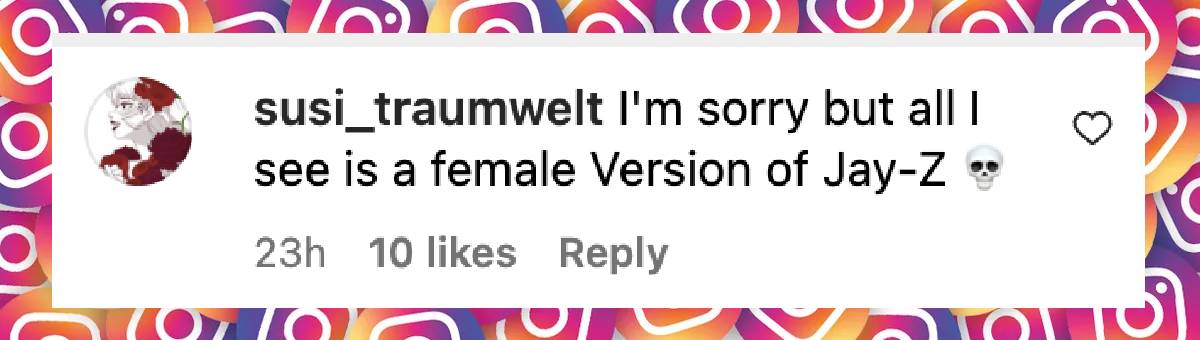 A netizen's comment on Beyoncé's daughter, dated April 30, 2025 | Source: Instagram/enews