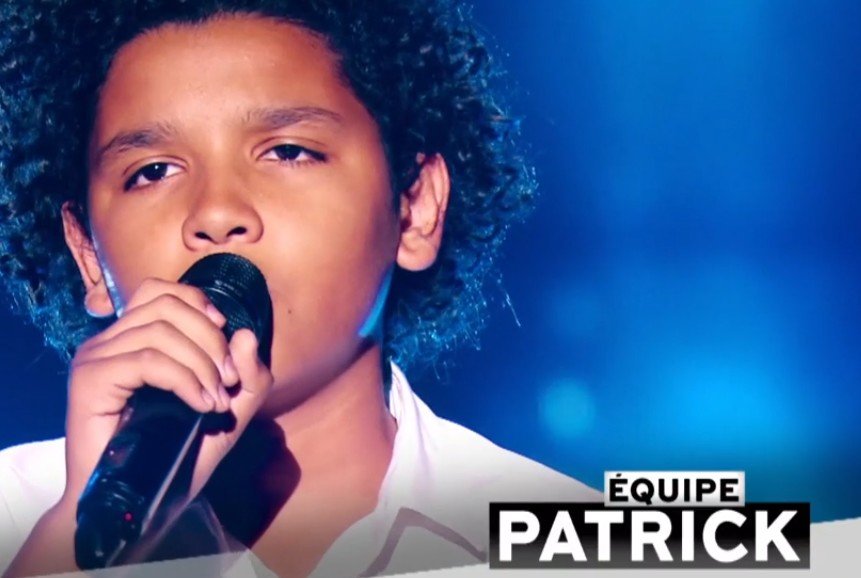 Ghali qui a rejoint l'équipe de Patrick Fiori. l Source : TF1 Replay