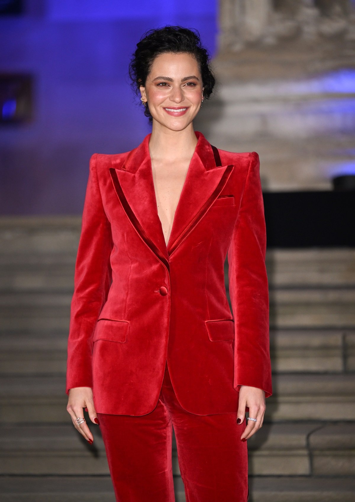 May Calamawy on March 17, 2022 in London, England | Source: Getty Images 